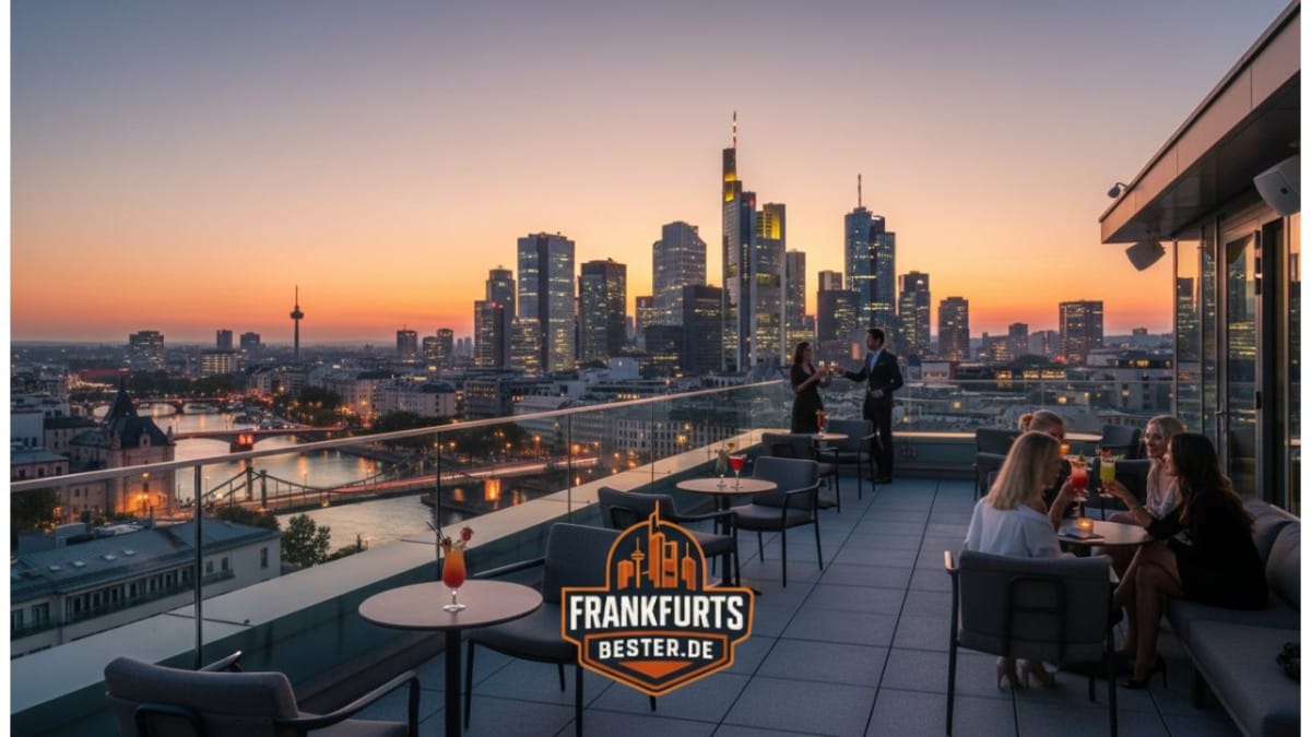 Frankfurts Skyline von oben: Die neuesten Trends in den Cocktaillounges mit Skylineblick