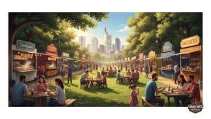 Streetfood im Sommerpark: Frankfurts heiĂester Genusstrend fĂŒr warme Tage
