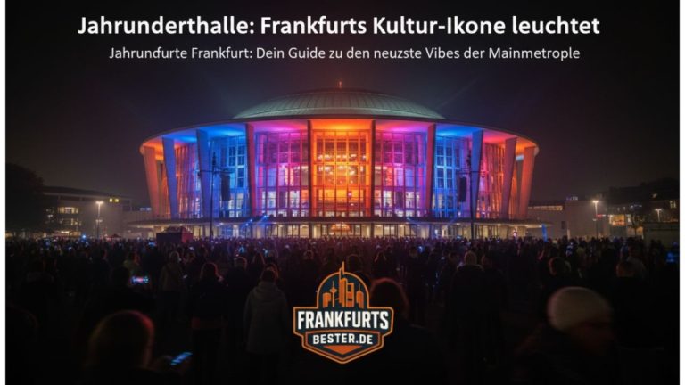 Jahrhunderthalle Frankfurt: Dein Guide zu den neuesten Vibes der Mainmetropole