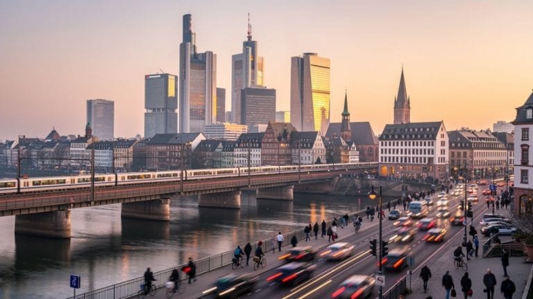Pendlerstadt Frankfurt: Zwischen Highspeed-Zukunft und Apfelwein-Tradition