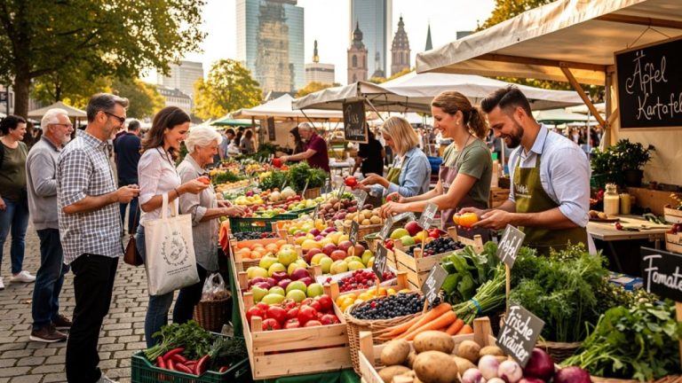 Frisch vom Feld auf deinen Teller: Das Neueste von Frankfurts Bauernmärkten mit regionalen Produkten