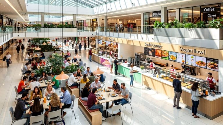 Food Courts in Einkaufszentren: Frankfurts kulinarische Hotspots entdecken