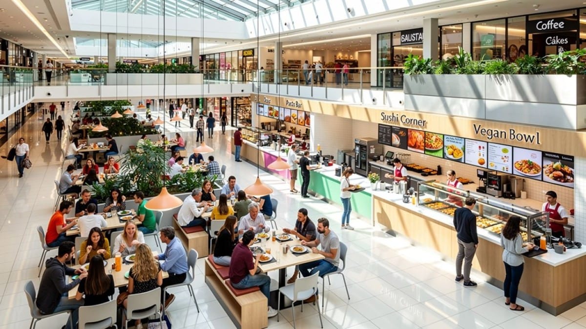 Food Courts in Einkaufszentren: Frankfurts kulinarische Hotspots entdecken