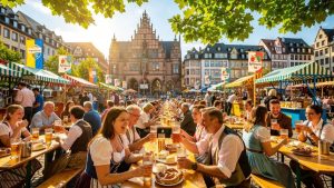 Apfelweinfestival am Roßmarkt: Dein Herz schlägt für Frankfurts flüssiges Gold!
