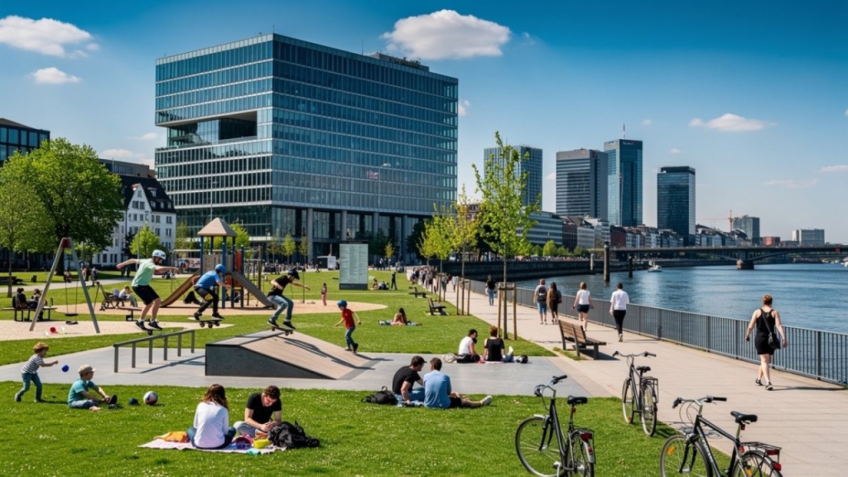 Hafenpark Frankfurt: Dein Hotspot für urbane Entspannung und Zukunftsvisionen
