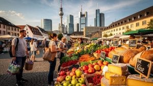 Frisch vom Feld auf deinen Teller: Neuigkeiten von Frankfurts Bauernmärkten mit regionalen Produkten