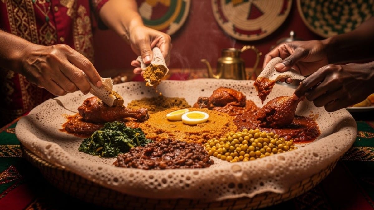 Äthiopisches Injera probieren: Eine kulinarische Reise für deine Sinne in Frankfurt