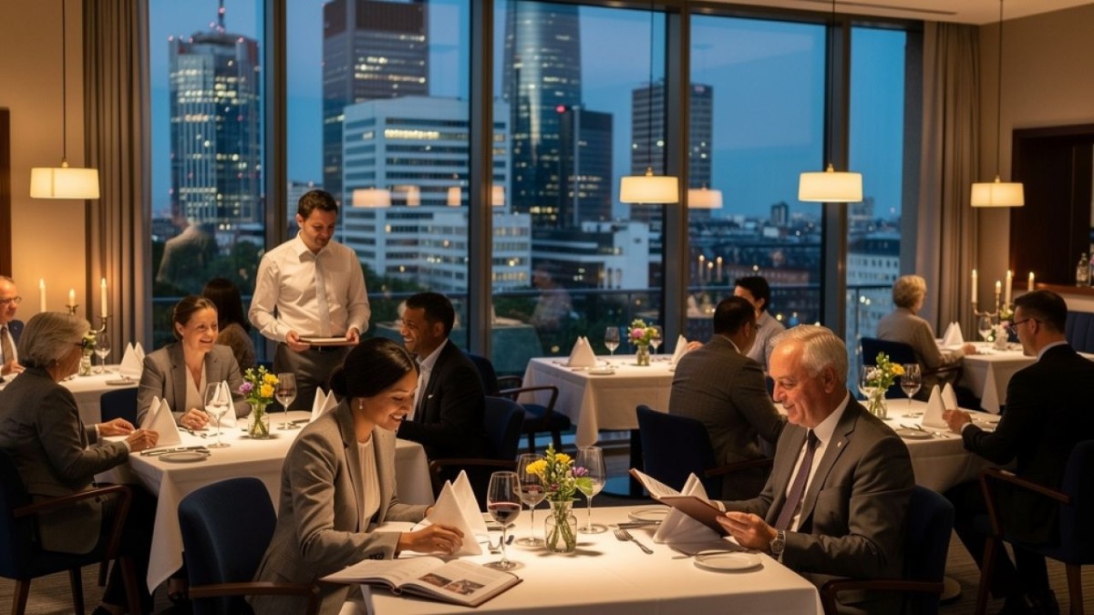 Gaumenfreuden über den Dächern: Die besten Hotelrestaurants in Frankfurt