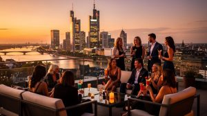 Frankfurts Gipfel des Genusses: Neuigkeiten zu Cocktaillounges mit Skylineblick