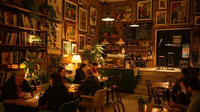 Mehr als nur Kaffee: Entdecke Frankfurts ‚Cafés mit Kunst & Kultur‘