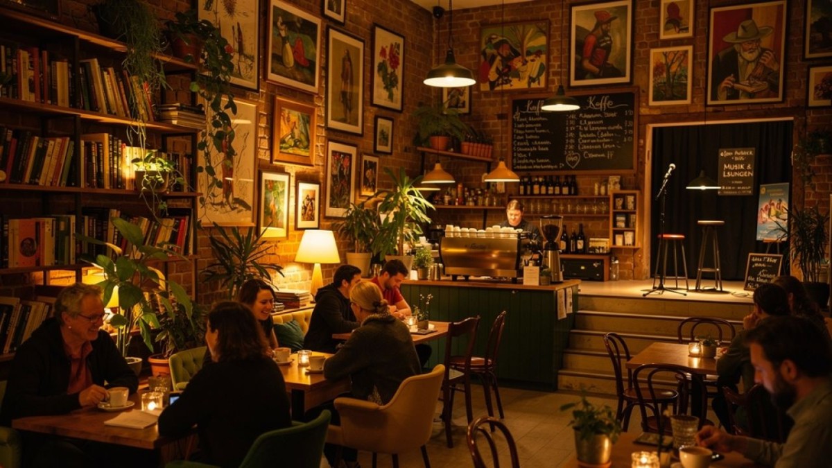 Mehr als nur Kaffee: Entdecke Frankfurts ‚Cafés mit Kunst & Kultur‘