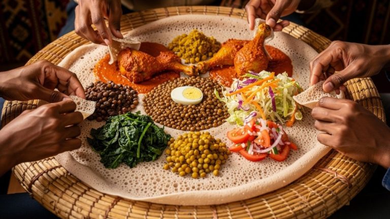 Äthiopisches Injera probieren: Eine kulinarische Reise für deine Sinne in Frankfurt