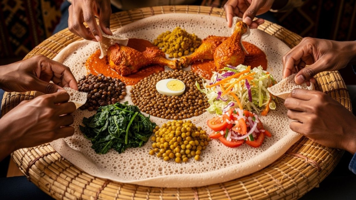 Äthiopisches Injera probieren: Eine kulinarische Reise für deine Sinne in Frankfurt