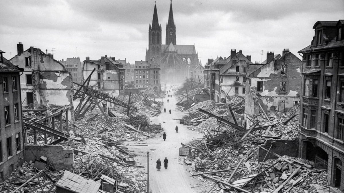 Frankfurt im Zweiten Weltkrieg: Als Mainhattan aus der Asche stieg