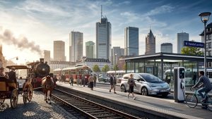 Verkehrsgeschichte Frankfurt: Eine Reise durch die Zeit und in die Zukunft der Mobilität