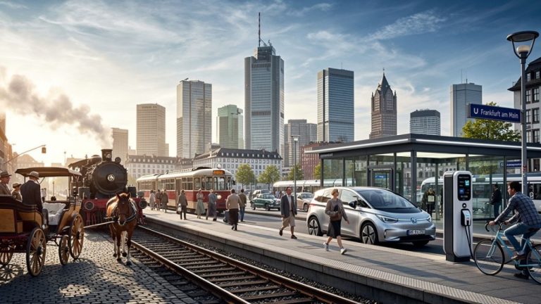 Verkehrsgeschichte Frankfurt: Eine Reise durch die Zeit und in die Zukunft der Mobilität